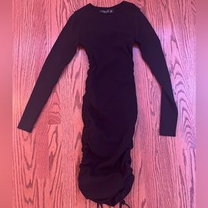 MILITARY MINDS LONG SLEEVE MINI DRESS BLACK princess polly size 0 dress